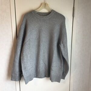 jack & jones jorsoft crew neck heavyweight knit grey sweater Sz XL MSRP $60